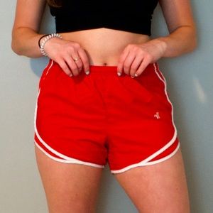Red Varsity Gym Shorts